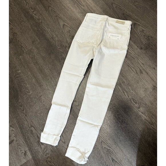 AG ADRIANO GOLDSCHMIED FARRAH SKINNY ANKLE JEANS--WHITE SIZE 24 - Picture 10 of 11